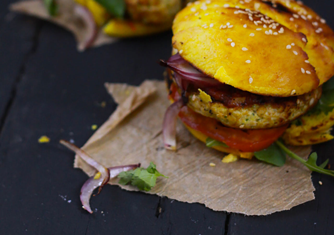 photo de recette : Burger à l'indienne