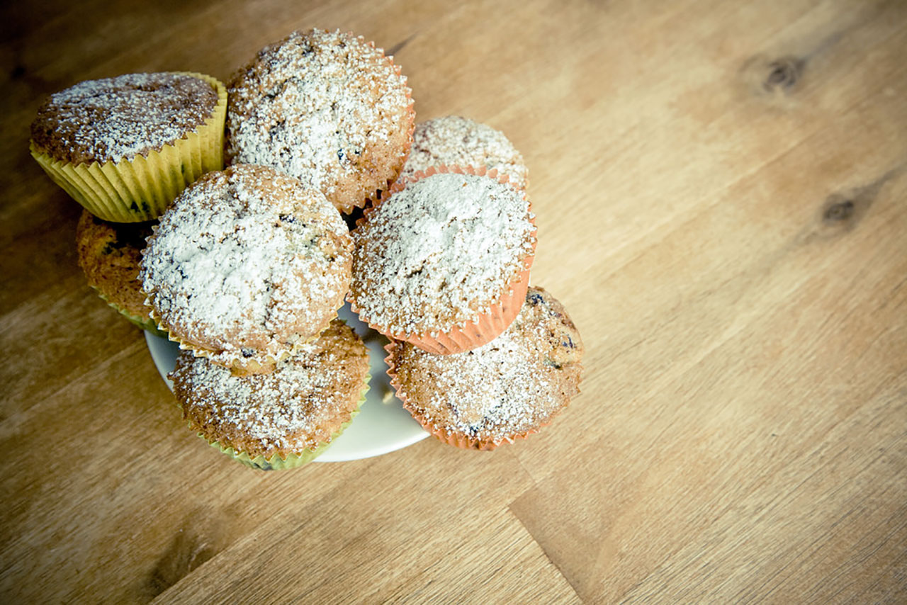 photo de recette : Muffins poires et pépites de chocolat